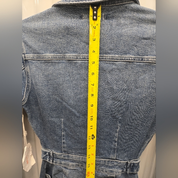 NWT GOOD AMERICAN DENIM JUMPSUIT Sz 1/ Small - Picture 11 of 16